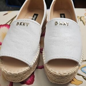DKNY Cream Espadrille Women's Shoes